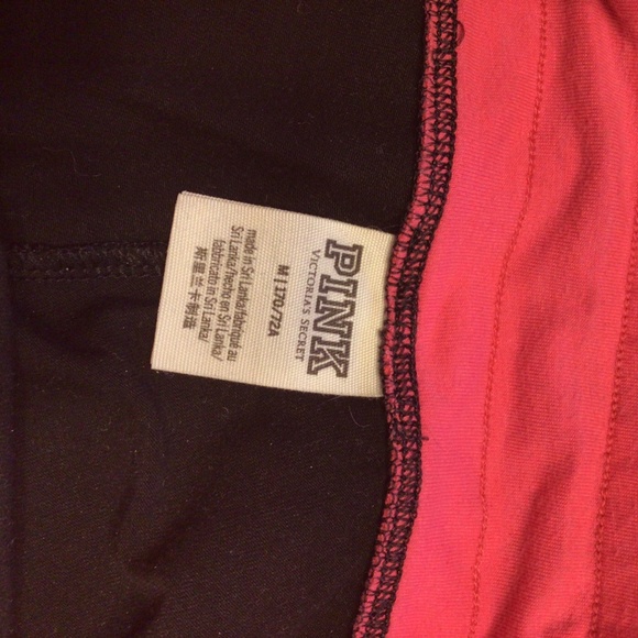 🎀 Pink VICTORIAS SECRET Black Legging Pink PANT M - Picture 7 of 15